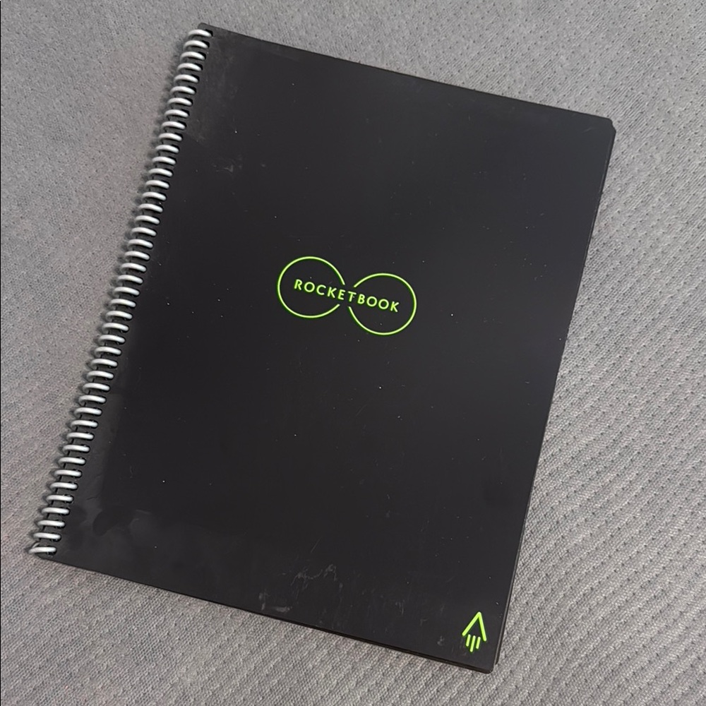 Rocketbook Black Spiral Notebook